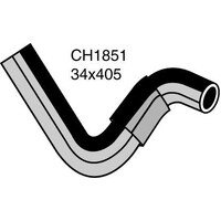 Mackay Rubber Bottom Radiator Hose for Ford Capri 1.6L DOHC CH1851