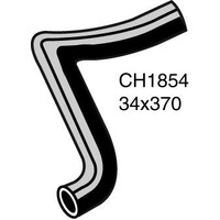 Mackay Rubber Bottom Radiator Hose for Ford Capri 1.6L DOHC CH1854