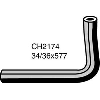 Mackay Rubber Bottom Radiator Hose for Ford Courier 2.2L Diesel CH2174