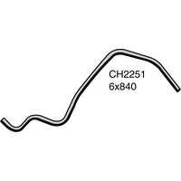 Mackay Rubber Bottom Radiator Hose for Ford Laser KL CH2251