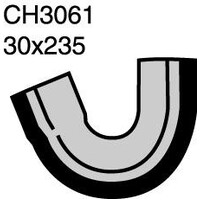 Mackay Rubber Bottom Radiator Hose for Holden 3.8 Ecotec V6 OHV 2V CH3061