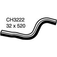 Mackay Rubber Bottom Radiator Hose for Daewoo Nubira 2.0L 20SED DOHC CH3222
