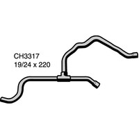 Mackay Rubber Bottom Radiator Hose for BMW 318i 1.8L CH3317