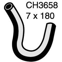 Mackay Rubber Bottom Radiator Hose for Ford Laser KF - KH CH3658