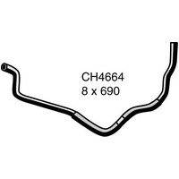 Mackay Rubber bottom radiator hose for Toyota 2.5L 2KD-FTV TURBO DIES CH4664