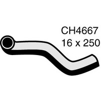 Mackay Rubber Bottom Radiator Hose for Toyota 2.5L 2KD-FTV TURBO DIES CH4667