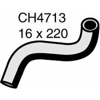 Mackay Rubber Bottom Radiator Hose for Toyota 2.5L 2KD-FTV TURBO DIES CH4713