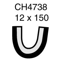 Mackay Rubber bottom radiator hose for Chrysler EGA V6 12V OHV CH4738
