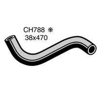 Mackay Rubber bottom radiator hose for Holden HG 161 186 cid CH788