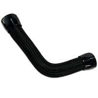 Black Braided Bottom Radiator Hose Black Ends Holden V8 253 308 HQ HX HJ HZ