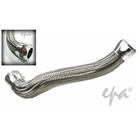 Silver Braided Top Radiator Hose Silver Ends for Ford Cleveland V8 XW XY 302 351