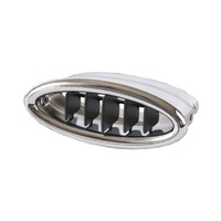 Clayton Machine Works Adjustable Chrome Billet A/C Vent Suits 2.5" Duct Hose