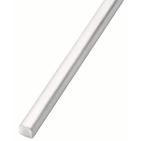 Clayton Machine Works Smooth Aluminium Interior Trim 4 Foot Length .25" x .25"