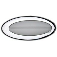 Clayton Machine Works Billet Interior Elliptical Dome Light Chrome Plated
