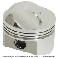 Pistons Piston and Ring Set Forged Dish 4.500 in. Bore 1.645 BB For Chevrolet Set of 8