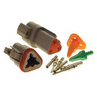 Raceworks Deutsch Dt 3-Way Connector Kit CPS-126