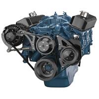 CVF Racing Black Small Block Chrysler Serpentine Conversion Power Steering