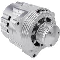 CVR Billet Powerhouse Alternator w/ 6 Groove Pulley - Clear