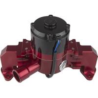 CVR Water Pump Electric 55 gpm Billet Aluminium Red Anodized For Chevrolet Big Block