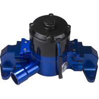 CVR Water Pump Electric 55 gpm Billet Aluminium Blue Anodized For Ford Big Block