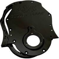 CVR Timing Cover 2-piece Billet Aluminium Black Anodized Bolts Gaskets For Chevrolet Big Block Kit