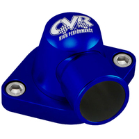 CVR 360Â° Swivel Thermostat Housing - For Holden 308 - Blue