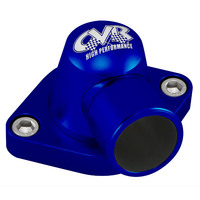 CVR Water Neck Swivel Billet Aluminium Blue Anodized O-ring 90 degree for 1.5 in. Hose For Chevrolet For Chrysler