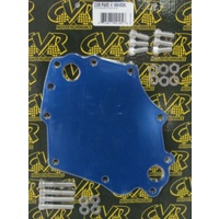 CVR Water Pump Back Plate Blue for Ford Cleveland V8 CVR63512CBL