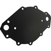 CVR Water Pump Back Plate Black Suit BB for Ford 429 460 V8 CVR65602BK