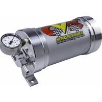 CVR Billet Brake Vacuum Reservoir gauge included, 11.5" L x 4.7" Dia. CVRVPR700