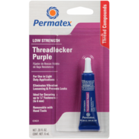 Permatex 24024 Low Strength Threadlocker Purple 6ml