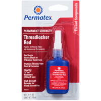 Permatex 26210 Permanent Strength Threadlocker Red Carded 10ml