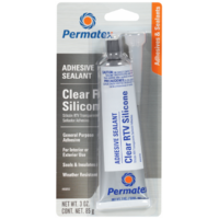 Permatex 80050 Clear RTV Silicone Adhesive Sealant 85G