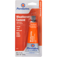 Permatex 80328 Weatherstrip Cement Tube Carded 59ml