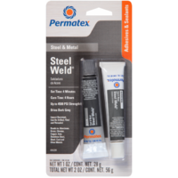 Permatex 84209 Steel Weld 4 Minute Multi-Metal Epoxy 2 X 25ml Tube