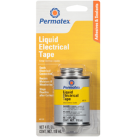 Permatex 85120 Liquid Electrical Tape Brush Bottle Carded 118ml