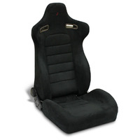 SAAS Drift Blade Seat Black Alcantara ADR Compliant D1-3001S