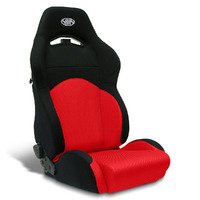 SAAS SAAS GT Seat Dual Recline Black/Red ADR Compliant D2002