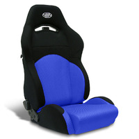 SAAS SAAS GT Seat Dual Recline Black/Blue ADR Compliant D2003