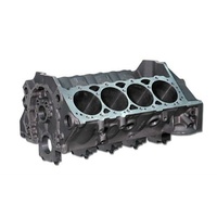 Dart SHP Cast Iron SB Chev V8 Engine Block with 4-Bolt Ductile Caps 4.000" Bore, 9.025" Deck, 350 Mains, 1 Piece Rear Seal DA31161111L