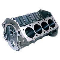 Dart Big M Cast Iron BB Chev V8 Engine Block with 4-Bolt Steel Caps 4.500" Bore, 9.800" Deck, STD Mains DA31263444