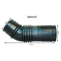 Dayco Air Intake Hose for Toyota Hiace 9/1998 - 2/2005 2.4L 4 cyl 8V SOHC MPFI RZH125R 85 kW 2RZE