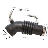 Dayco Air Intake Hose for Nissan Patrol 12/1997 - 10/2001 4.5L 6 cyl 12V SOHC MPFI GU TB45E