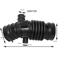 Dayco Air Intake Hose for Nissan Expert 6/1999 - 1/2007 1.8L 4 cyl 16V DOHC VVT MPFI W11 93kW QG18DE