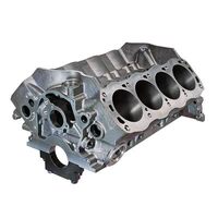 DART Engine Iron Eagle Bare Block Cast Iron 4-Bolt Mains Small Block for Ford 351 9.200 4.000 in. Bore Steel Caps Each