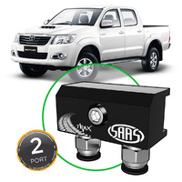 SAAS Diff Breather Kit 2 Port for Toyota Hilux 4x4 1997-2015