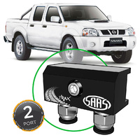 SAAS Diff Breather Kit 2 Port for Nissan Navara D22 4x4 1997-2014