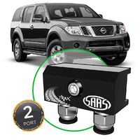 SAAS Diff Breather Kit 2 Port for Nissan Pathfinder R51 4x4 2006-2015