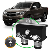 SAAS Diff Breather Kit 2 Port M8 Thread Mazda BT50 BT-50 4x4 2015-2020