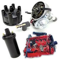 Goss Holden 6 Cylinder Points Conversion Electronic Distributor & Coil Kit Suit 173-186-202 Red Motor